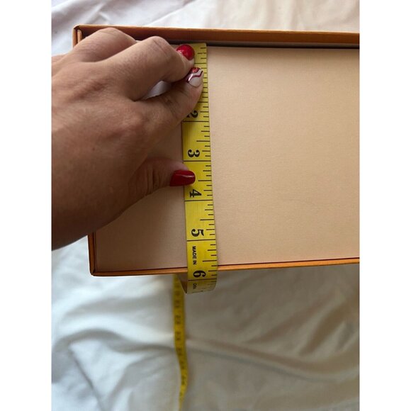 Louis Vuitton Empty Gift Box Orange Brown 13.5" x 14" x 5.5" - Picture 7 of 12